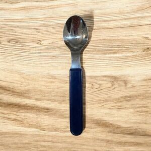 Mikasa Blue Plastic Handle Stainless Center Spoon Japan Replacement Stainless